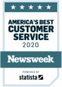 America's Best Customer Service 2020 Newsweek badge